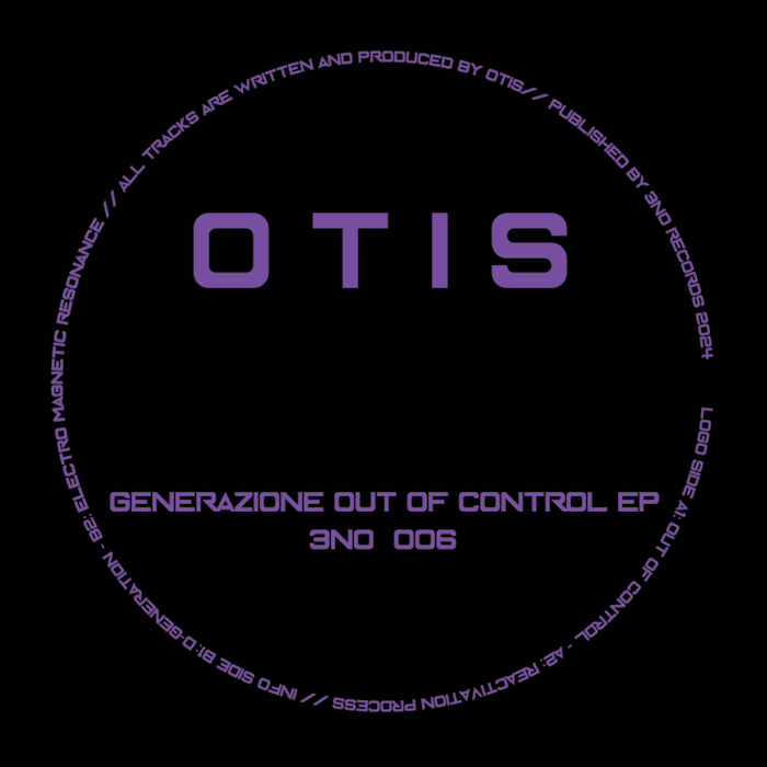 ( 3n0-006 ) OTIS - Generazione Out Of Control EP ( 12" ) 3n0 Records